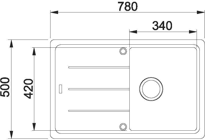 Dřez Franke fragranit BFG 611-78 sahara Dřez Franke fragranit BFG 611-78 sahara