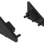 Záslepka do profilu LED AL RW úhlová černá