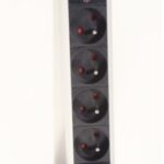 Zásuvková el. věž 4x zasuvka stříbrná 40.T06.04F.09 DOPRODEJ