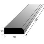 Práh dub 700* 60/síla 20mm