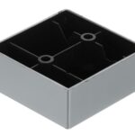 Nozka plast 65x65x25mm šedá - DOPRODEJ