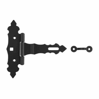 ZBZ 100 Ozdobný závěs se zámkem C 100x35x130x2,0 černý
