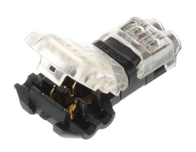 Kabelová rychlospojka odbočná 2x 2 linka 12/24/230V, 9A, IP20 Kabelová rychlospojka odbočná 2x 2 linka 12/24/230V, 9A, IP20