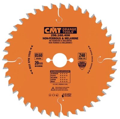 C29616056H Orange Pilový kotouč na lamino, plast a neželezné kovy – D160x2,2 d20 Z56 HW