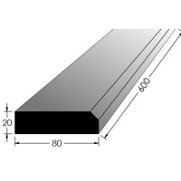 Práh buk 600* 80/síla 20mm Práh buk 600* 80/síla 20mm