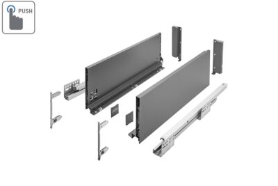 Zásuvkový Box Slim P2O C 400C 167/400mm vysoký Antracit