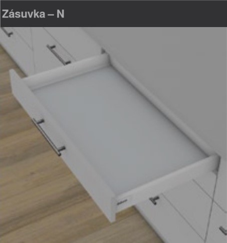 TandemBox Antaro Blum sada 30kg 69/450 šedá, výška N, sada se skládá z: TandemBox Antaro Blum sada 30kg 69/450 šedá, výška N, sada se skládá z: