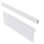 Zásuvkový Box Slim vnitř. zásuvka C1+D1 čelní panel+reling 110/1200mm Bílá vysoká + extra vysoká zás