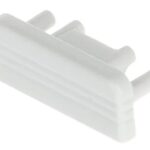 Záslepka do profilu LED AL RW přisazená bílá