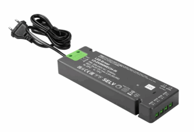 Trafo 24V LED SLIM EASY CLICK 60W, input 220-240VAC, IP20, 6x mini AMP konektor