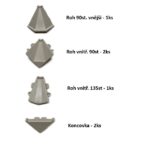 KoncovkaPD Krono -  šedobéžová 6060 - sada malá