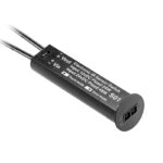 Spínač univerzální bezkontaktní, černý, 12V/24W, 24V/48W, 2A, stmívatelný, mini AMP Spínač univerzální bezkontaktní, černý, 12V/24W, 24V/48W, 2A, stmívatelný, mini AMP