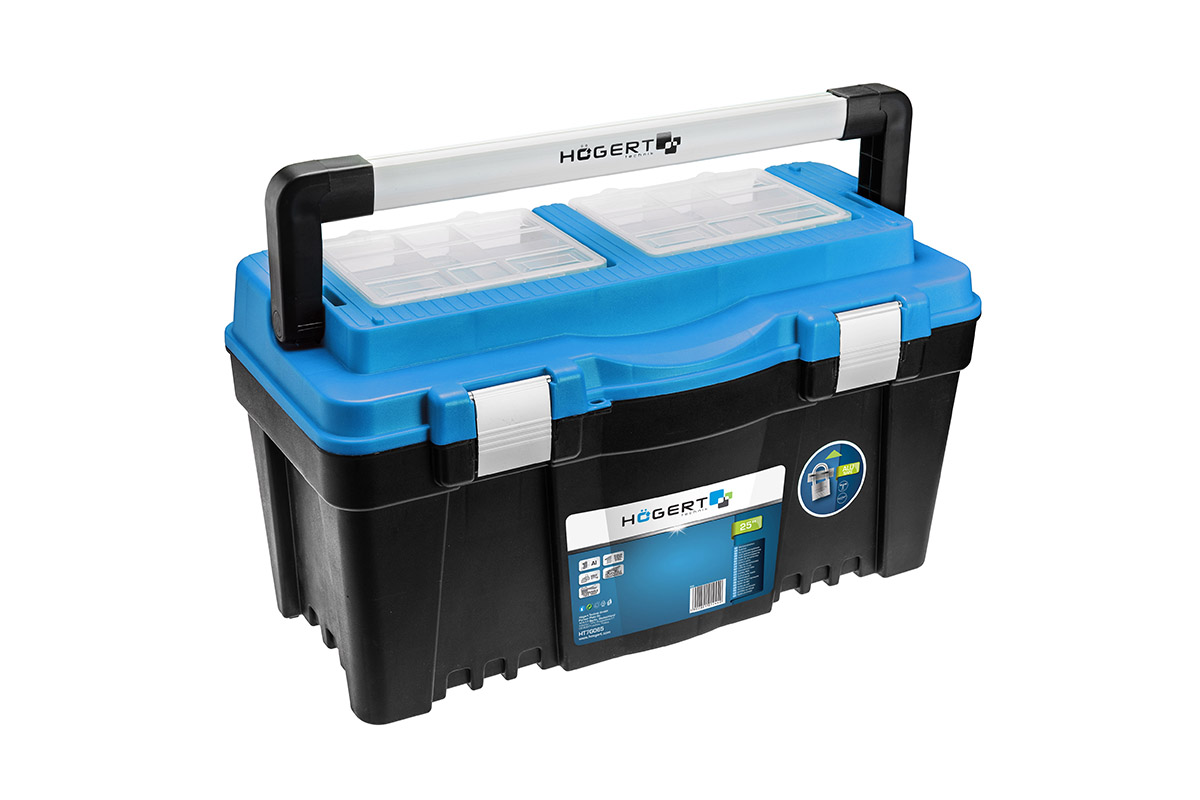 Kufr na nářadí, kovové závěsy 25" 60x28x32cm Kufr na nářadí, kovové závěsy 25" 60x28x32cm