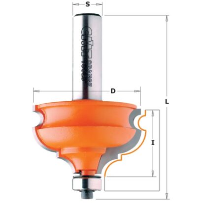 C95650111 C956 Multiprofilová fréza s ložiskem – D47,5×28,5 S=12 HW