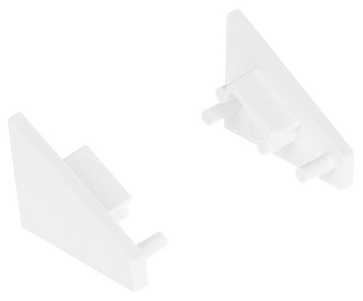 Záslepka do profilu LED AL RW úhlová bílá Záslepka do profilu LED AL RW úhlová bílá