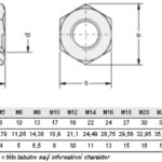 Matice presna M 5 pozinkF