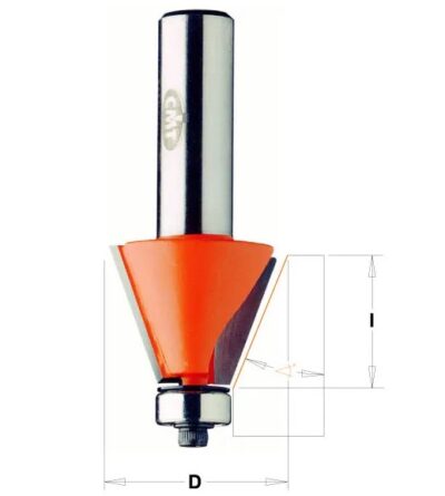 C93628011 C936 Úhlová fréza s ložiskem – 45° D31,7×9,5 S=8 HW