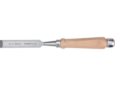 Dláto s kvalitní bukovou rukojetí, 20mm, délka 290mm, CrV EXTOL PREMIUM