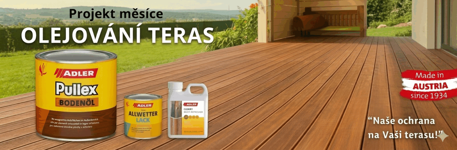 ADLER jarní akce 2026 - Naše ochrana na Vaší terasu