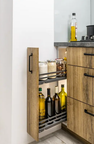 Drzak lahví MovixPro šíře 150mm, d.475mm, Antracit, bez výsuvu Drzak lahví MovixPro šíře 150mm, d.475mm, Antracit, bez výsuvu