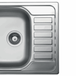 Dřez NS nerez s odkapem 500x580
