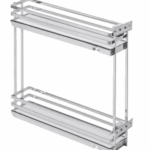 Drzak lahví MovixPro šíře 200mm, d.475mm, Chrom, dno Bílá, bez výsuvu