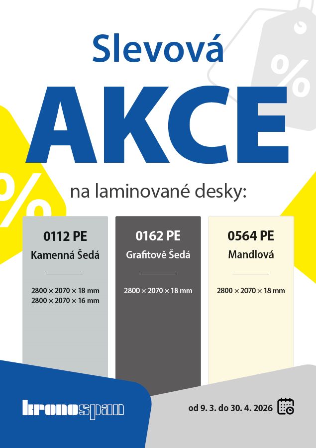 Slevová akce Kronospan