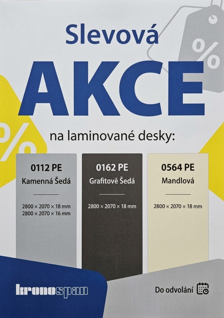 Slevová akce Kronospan