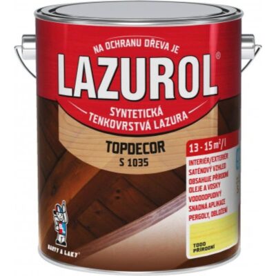 Lazurol Topdecor prirodni 2,5l