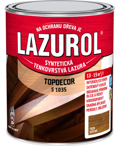 Lazurol Topdecor  kastan 0,75l