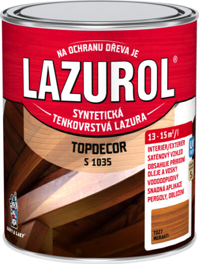 Lazurol Topdecor meranti 0,75l