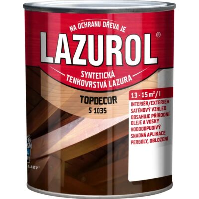 Lazurol Topdecor modrin 0.75l