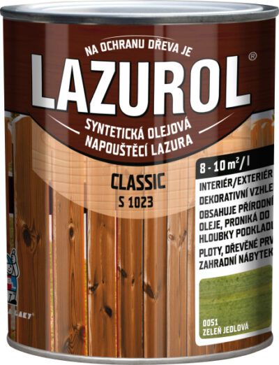 Lazurol Topdecor  zeleny 0.75l