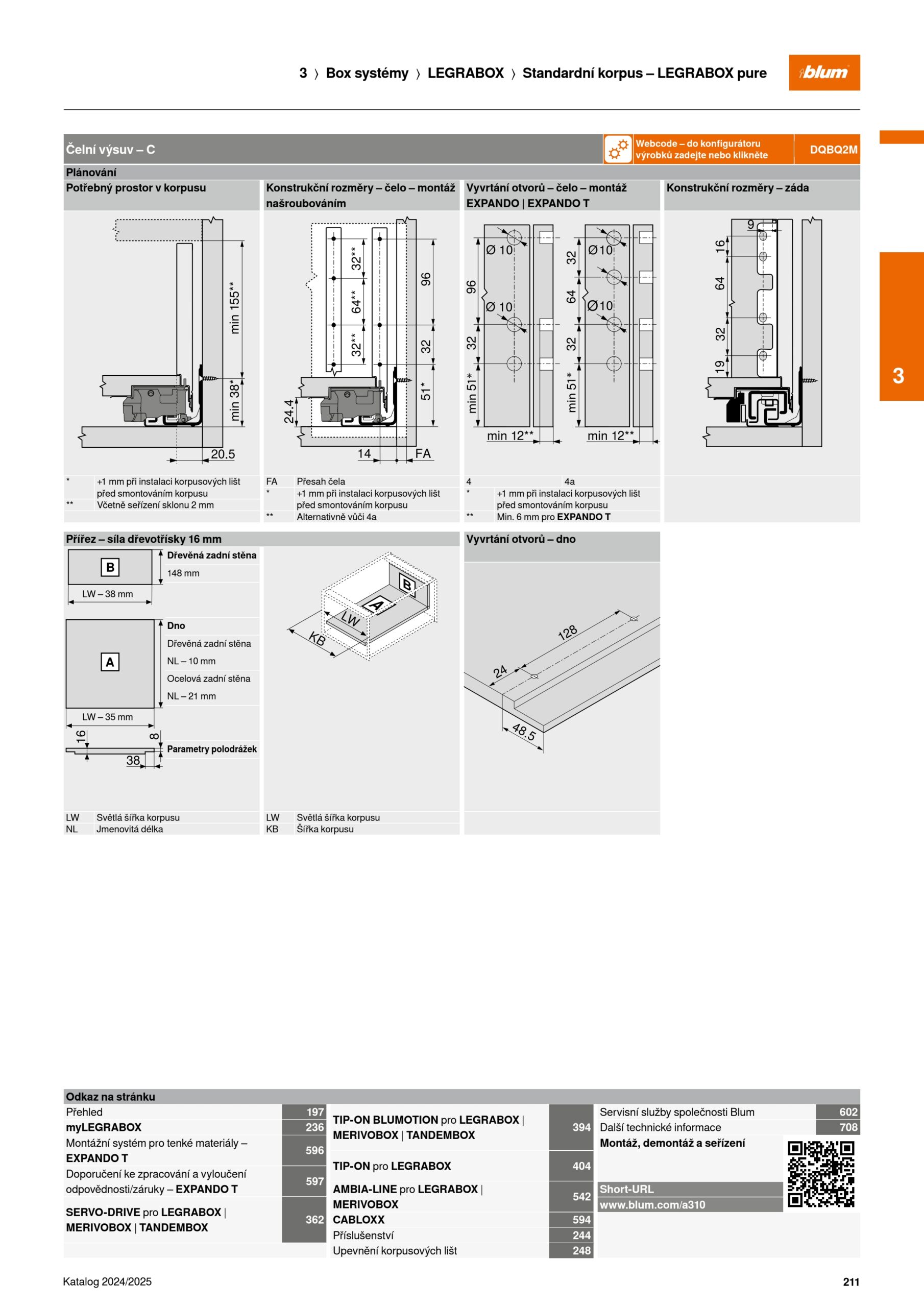 Legrabox bočnice C 177/350mm, Nerez ocel anti fingerprint, 770C3502I INGL Legrabox bočnice C 177/350mm, Nerez ocel anti fingerprint, 770C3502I INGL - Image 3