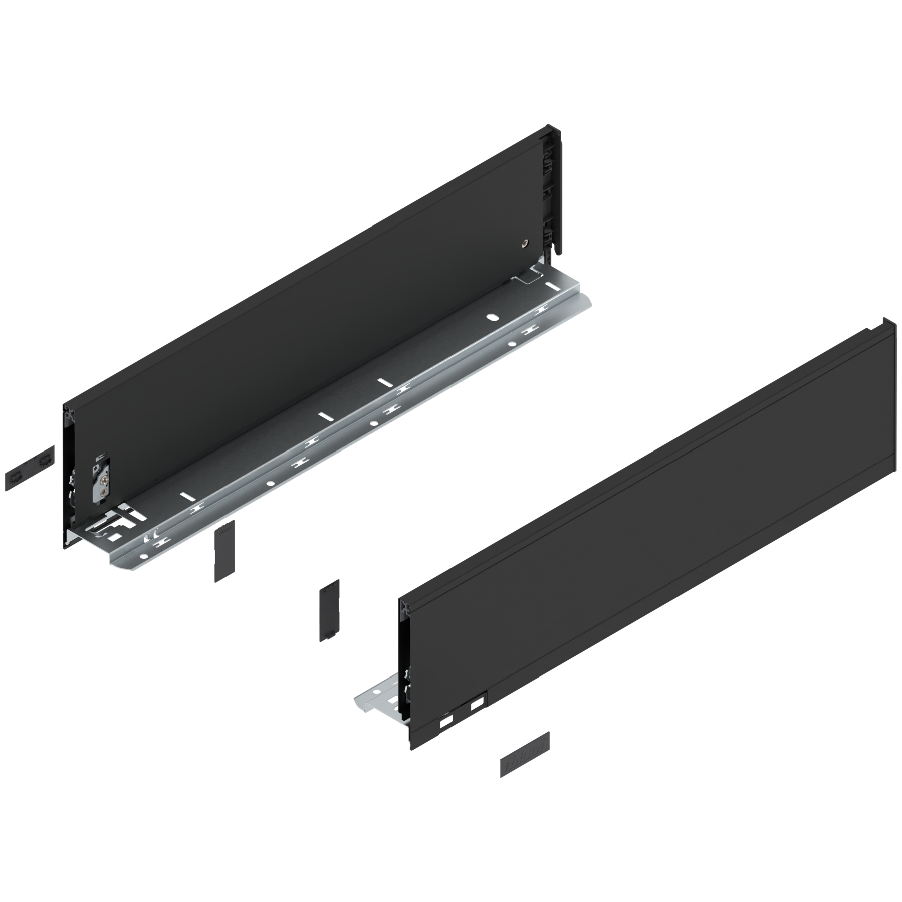 Legrabox bočnice K 128,5/550mm, Karbonově černá matná, 770K5502S CS-M Legrabox bočnice K 128,5/550mm, Karbonově černá matná, 770K5502S CS-M