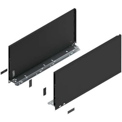 Legrabox bočnice F 241/550mm, Karbonově černá matná, 770F5502S CS-M
