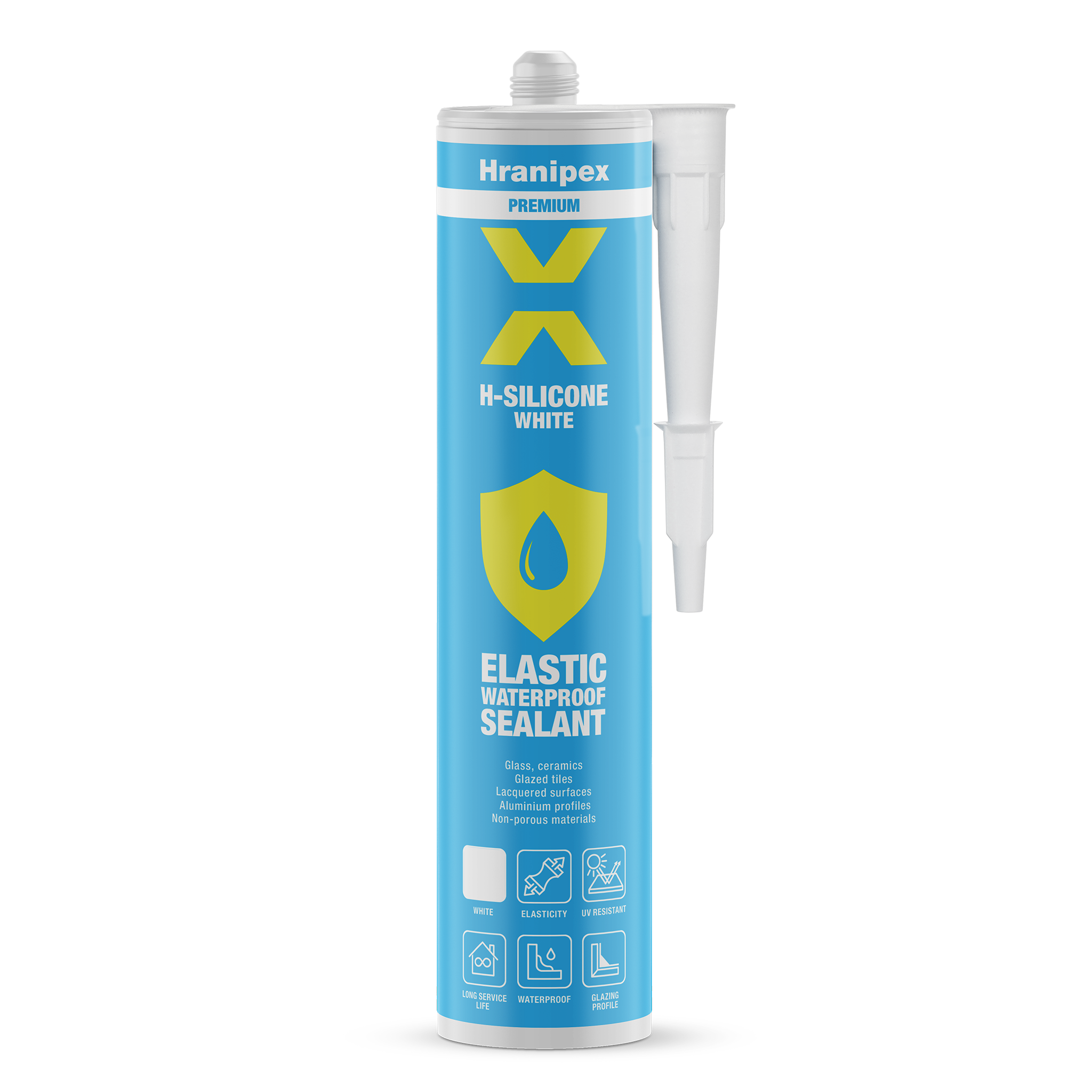 H-Silikon univerzální Bílý acetátový 280ml H-Silikon univerzální Bílý acetátový 280ml